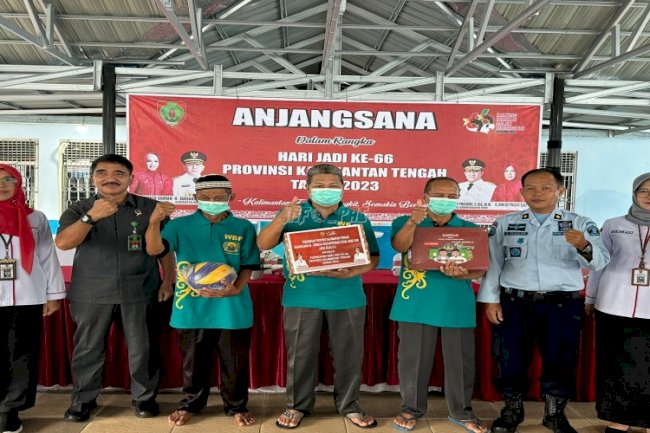 Penuh Berkah, Lapas Palangka Raya Terima Anjangsana Hari Jadi Ke-66 Kalteng 