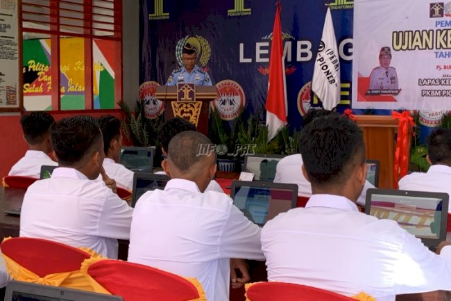 Ujian Kesetaraan bagi Warga Binaan Lapas Tahuna Resmi Dibuka