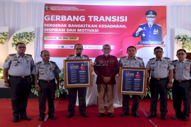 Jajaran Kanwil Sulteng Kedatangan Irjen Kemenkumham, Dapat Motivasi “Gerbang Transisi”