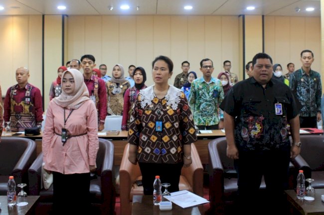 Satker Pemasyarakatan & Imigrasi Kanwil Kalsel Hadiri Diseminasi BMN & Reformulasi IKPA 2023