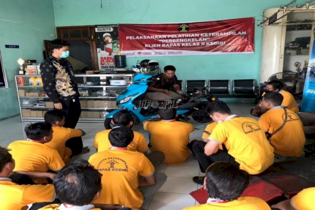 20 Klien Rampungkan Bimbingan Keterampilan Perbengkelen, Ini Harapan Kabapas Kediri