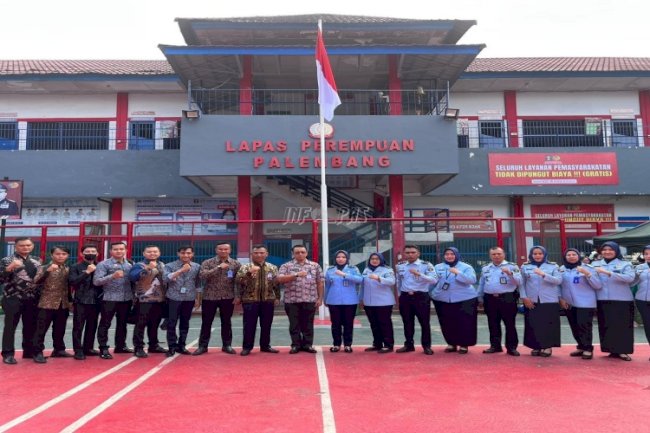 Lapas Perempuan Palembang Sambut Studi Tiru Pembangunan ZI Lapas Curup