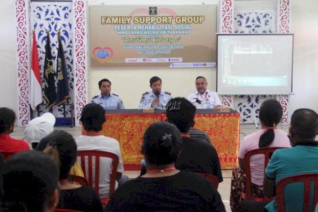 Dukung Pemulihan Residen, Tim Pokja Rehabilitasi Lapas Tabanan Gelar FSG