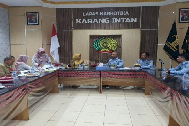 Lapas Narkotika Karang Intan Sambut Tim dari DKUMPP Kab. Banjar