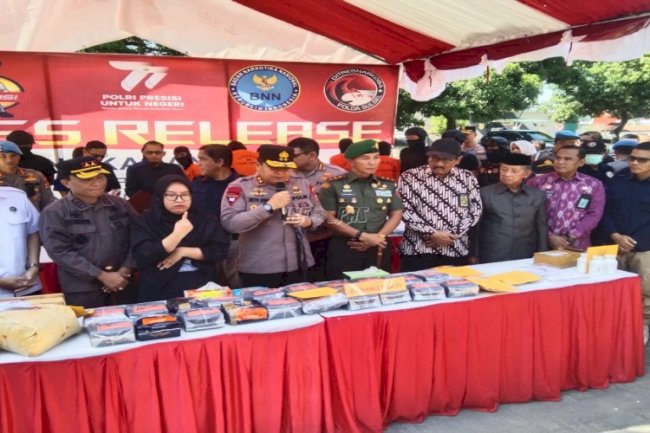 Tingkatkan Kewaspadaan, Kanwil Kemenkumham Sulsel Bersinergi dengan Kepolisian dan BNN