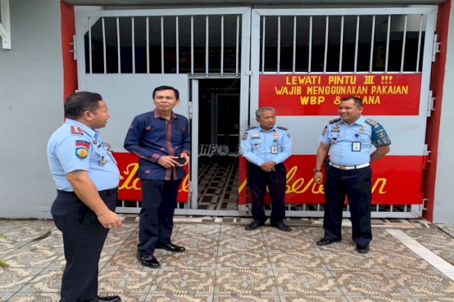 Kunjungi Rutan Ambon, Ini Pesan Kakanwil Kemenkumham Maluku