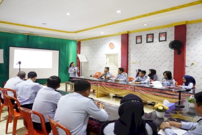 Tinjau Pelaksanaan SPI-KPK, Lapas Narkotika Karang Intan Kedatangan Tim Itjen Kemenkumham