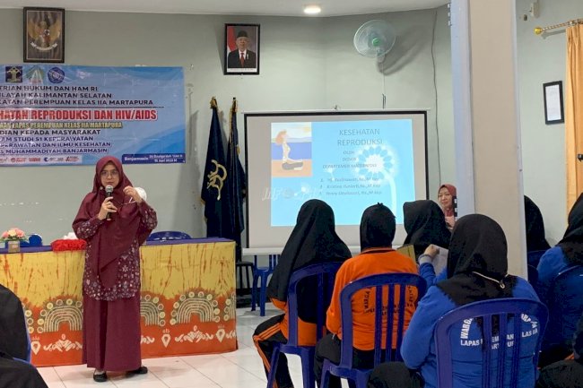 Gelar Penyuluhan Kesehatan, Lapas Perempuan Martapura Gandeng Univ. Muhammadiyah Banjarmasin