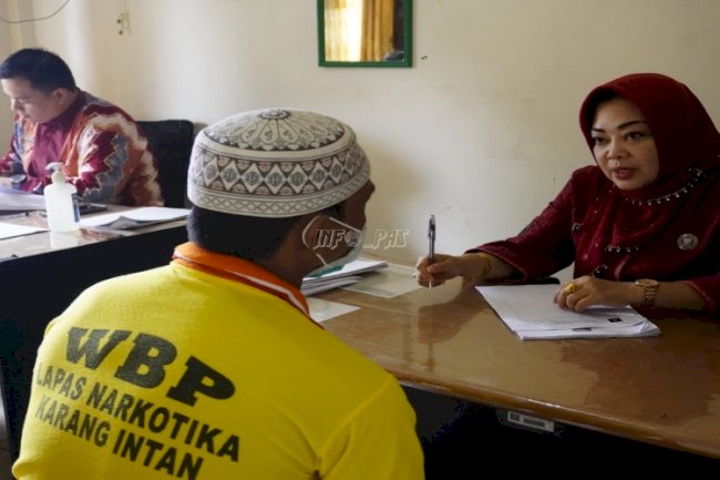 Asesmen Akhir Residen Rehabilitasi, Lapas Narkotika Karang Intan Gandeng BNNP Kalsel