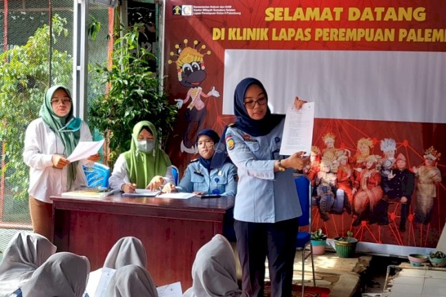 Lapas Perempuan Palembang-Puskesmas Merdeka Adakan Penyuluhan dan Skrining Kesehatan Jiwa