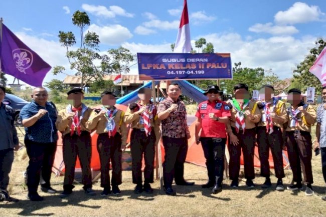 Anak Binaan LPKA Palu Berpartisipasi dalam Raimuna Kota Palu