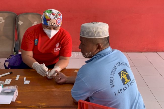Warga Binaan Lapas Tahuna Jalani Skrining HIV/AIDS, Ini Hasilnya