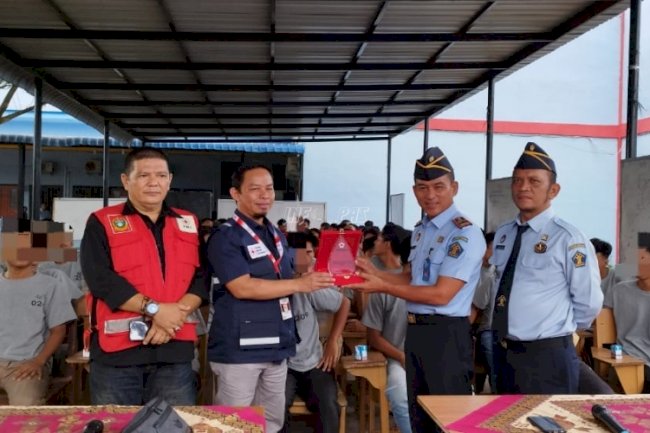 LPKA Medan Kedatangan Tim PMI Kota Medan dan PMR se-Sumut