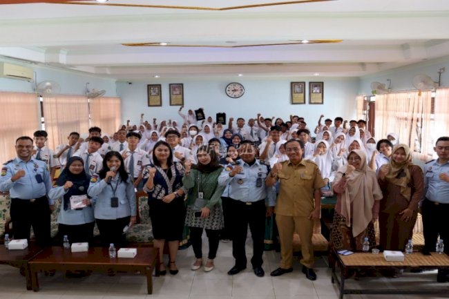 Kembali Gelar Bapas Goes to School, Bapas Sampit Gandeng APH