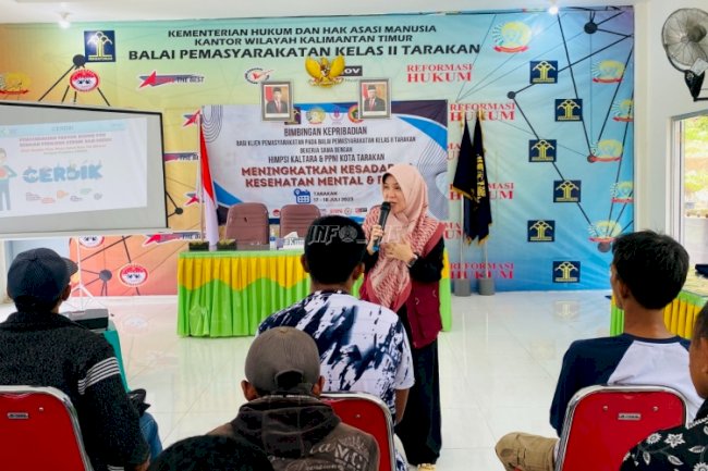 Peduli Kesehatan Mental dan Fisik Klien, Bapas Tarakan Gelar Bimbingan Kepribadian