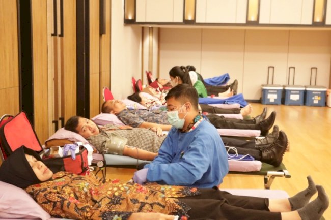 Bakti Sosial Donor Darah Ditjenpas Sambut Hari Lahir Ke-78 Kemenkumham