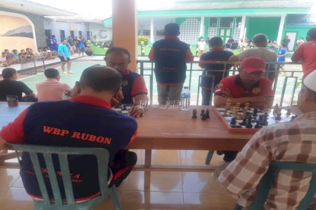 Petugas dan Warga Binaan Antusias Semarakkan Porseni Rutan Ambon