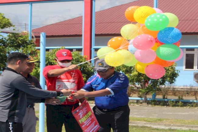 Penuh Semangat, Kontingen UPT Pemasyarakatan Kab. Pidie Siap Bertanding dalam Porseni