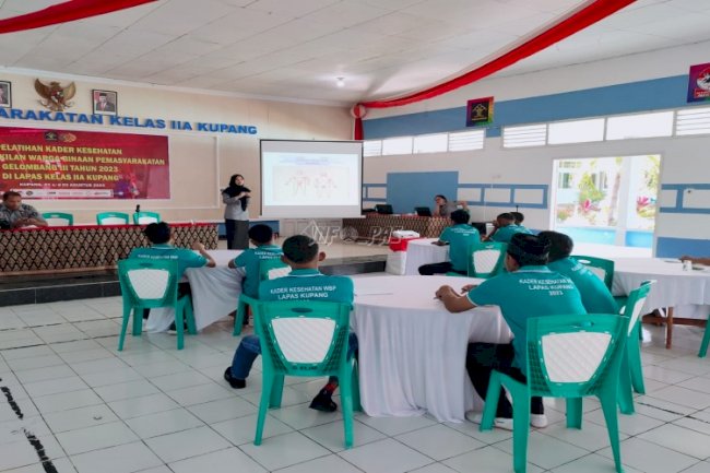 10 Warga Binaan Lapas Kupang Dilatih Jadi Kader Kesehatan