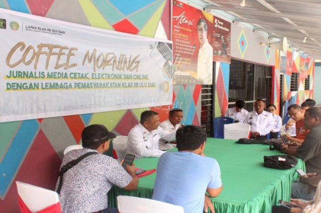 Kalapas Ulu Siau Ajak Insan Media Sitaro Kerja Sama Pemberitaan Warga Binaan