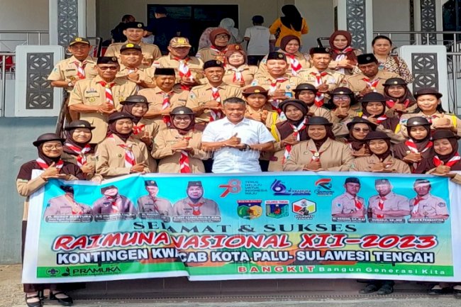Dilepas Wali Kota Palu, Anak Binaan LPKA Palu Siap Berangkat ke Raimuna Nasional