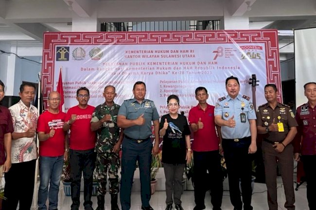 Lapas Tahuna Meriahkan Pameran Pelayanan Publik Hari Kemenkumham Ke-78