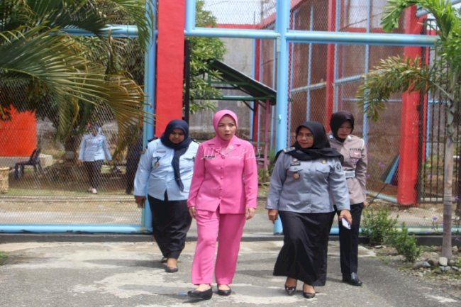 Lapas Perempuan Sigli Terima Kunjungan Ketua Bhayangkari Cabang Pidie