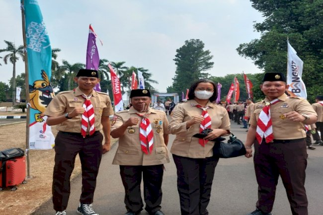 Hadir Langsung, Kepala LPKA Palu Dukung Anak Binaan di Raimuna Nasional Tahun 2023