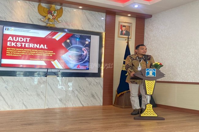 Pantau SMK3, Lapas Indramayu Kedatangan Tim Auditor Kemenaker