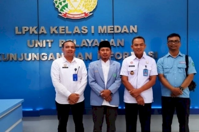LPKA Medan-BKPRMI Kota Medan Jalin Komitmen Penanggulangan Juvenile Delinquency bagi Anak Binaan