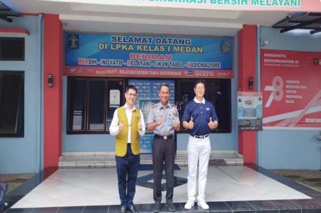 Sinergi LPKA Medan-Yayasan Buddha Tzu Chi Indonesia Berbuah Lapangan Olahraga bagi Anak Binaan