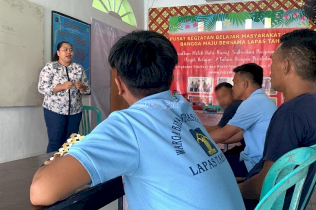 Warga Binaan Lapas Tahuna Antusias Mulai Kegiatan Belajar Angkatan ke-II
