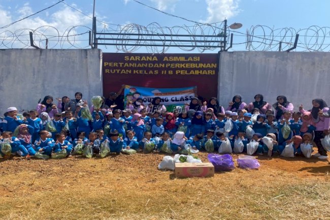 Kunjungi SAE, Rutan Pelaihari Sambut Rombongan TK Negeri Pembina Takisung