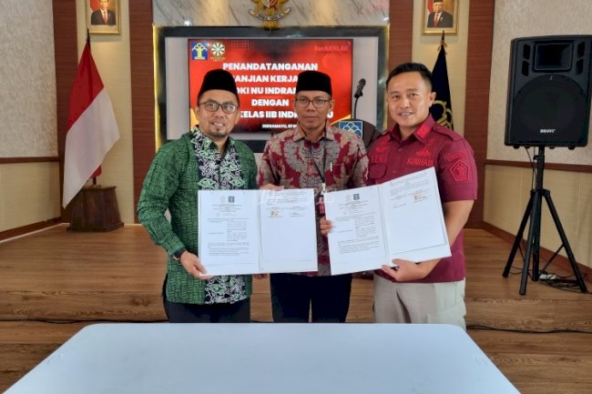 Teken PKS, Lapas Indramayu & STIDKI NU Bangun Kualitas SDM dan IPM Warga Binaan