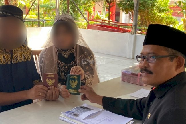 Warga Binaan Ikat Janji Suci di Balik Jeruji Lapas Semarang