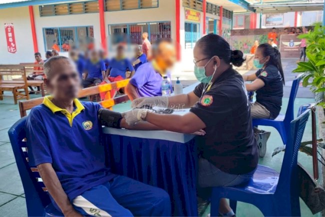 Lapas Kalabahi Gelar Pemeriksaan Kesehatan dan Pengobatan Gratis bagi Warga Binaan