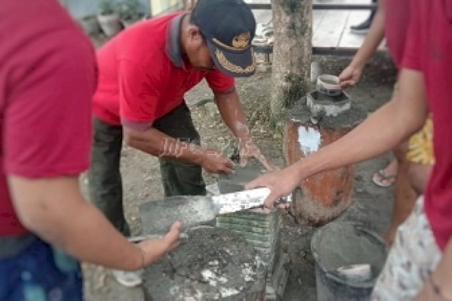 LPKA Medan Siapkan Anak Binaan Berwirausaha Melalui Pelatihan Pembuatan Paving Blok