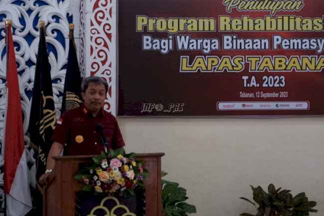 Rehabilitasi Sosial Narkotika bagi Warga Binaan Lapas Tabanan Resmi Rampung
