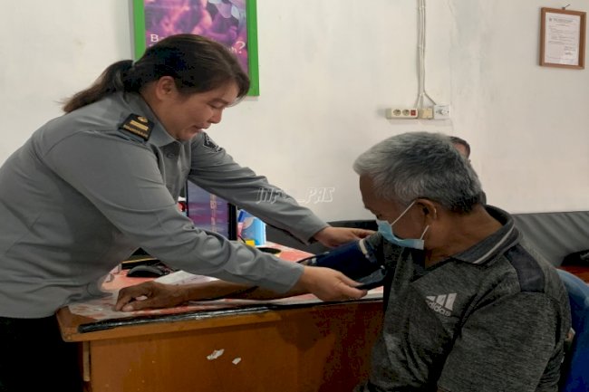 Lapas Tahuna Peduli Kesehatan Warga Binaan
