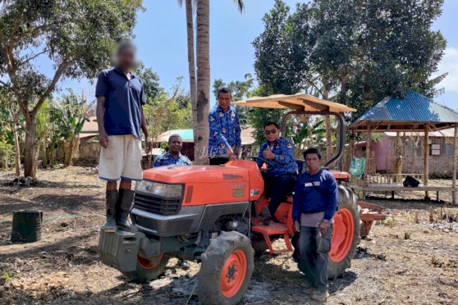 Kerja Sama Lapas Kalabahi-Distanbun Kab. Alor Berbuah Pinjaman Traktor