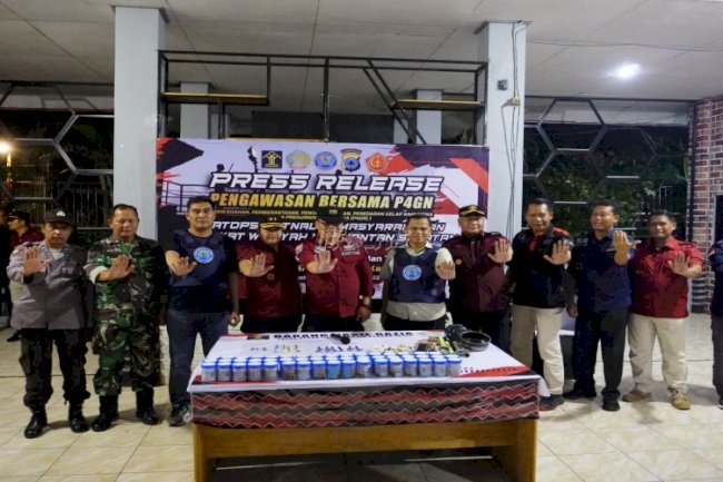 Gelar Razia, Lapas Narkotika Karang Intan Sinergi dengan APH Setempat Ciptakan Lapas Kondusif