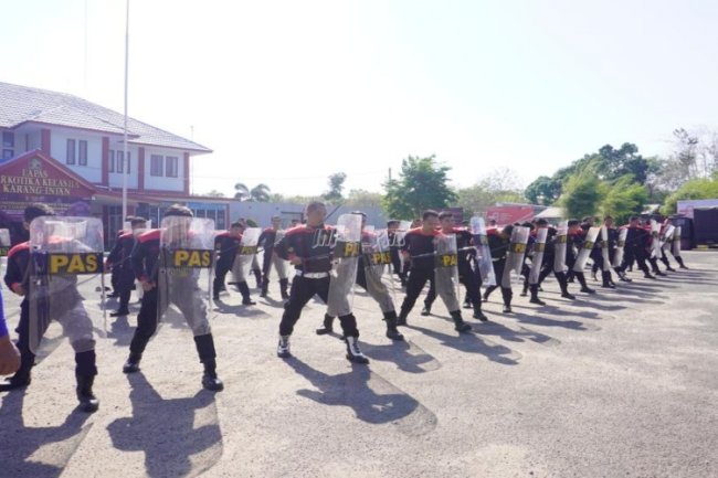 Lapas Narkotika Karang Intan Gandeng SPN Polda Kalsel Gelar Pelatihan PHH & Bela Diri Praktis