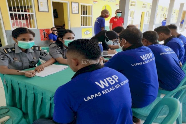 Lapas Kupang Lakukan Skrining Gejala TBC bagi Warga Binaan
