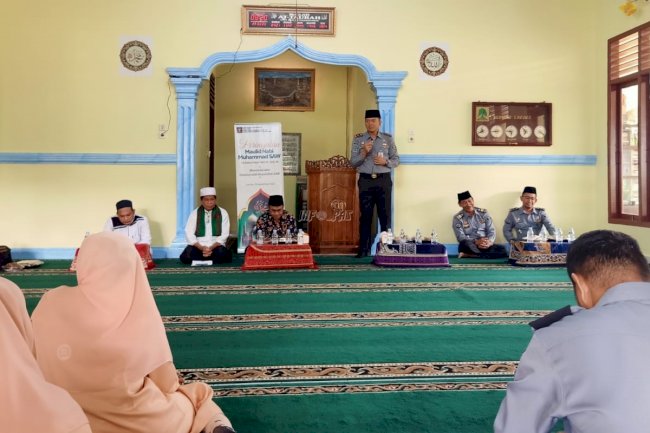 Peringati Maulid Nabi, Lapas Tanjungpandan Undang Kepala BNNK Kab. Belitung Berikan Tausiah