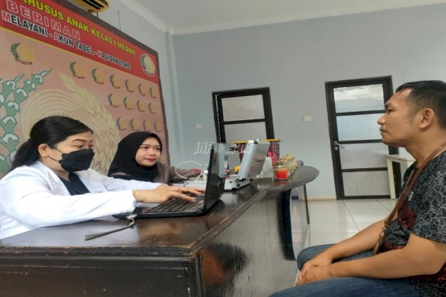 Gandeng Kimia Farma, LPKA Medan Periksakan Kesehatan Petugasnya