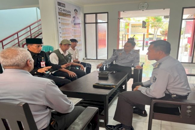 Kedatangan Kadis PUPRP, Plt. Kalapas Narkotika Pamekasan Bahas Relokasi Akses Jalan 