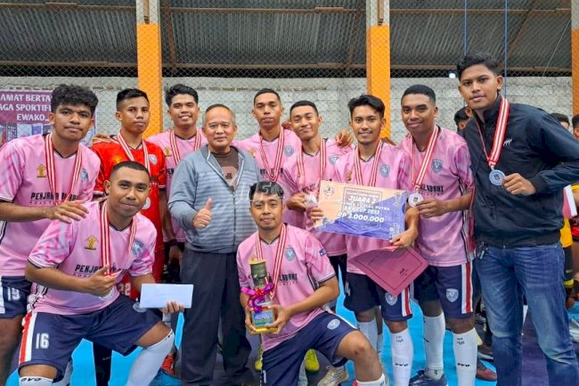 Tim Futsal Lapas Kalabahi Jadi Runner Up Turnamen BWR Cup Kabupaten Alor