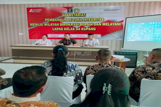 Lapas Kupang Tegaskan Komitmen Tolak Gratifikasi dan Hoax