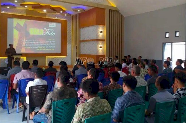 Warga Binaan Kristiani Lapas Kolonodale Ikuti Pemuridan dan Pembinaan Mental Spritual