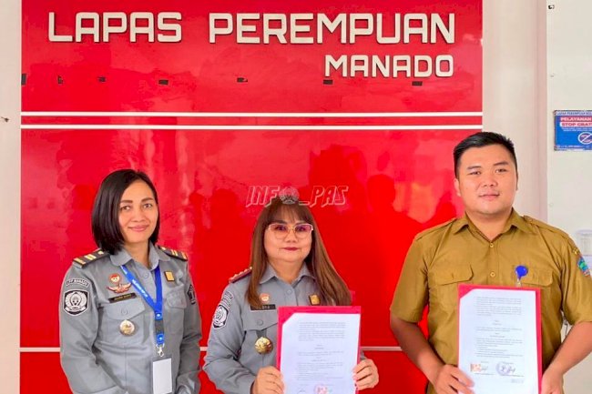 Lapas Perempuan Manado Gandeng Denny Smart Perjuangkan Pendidikan Warga Binaan